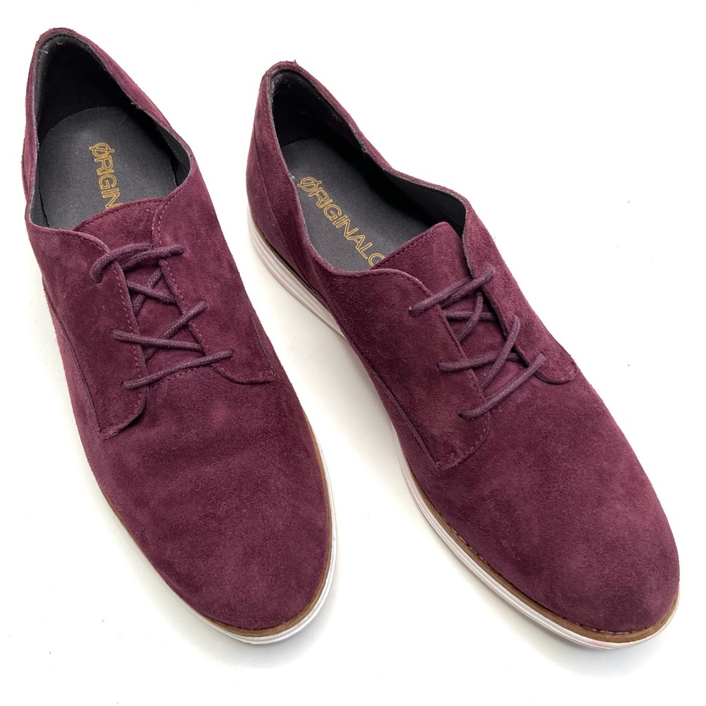 COLE HAAN Plum Oxford Tie Shoe